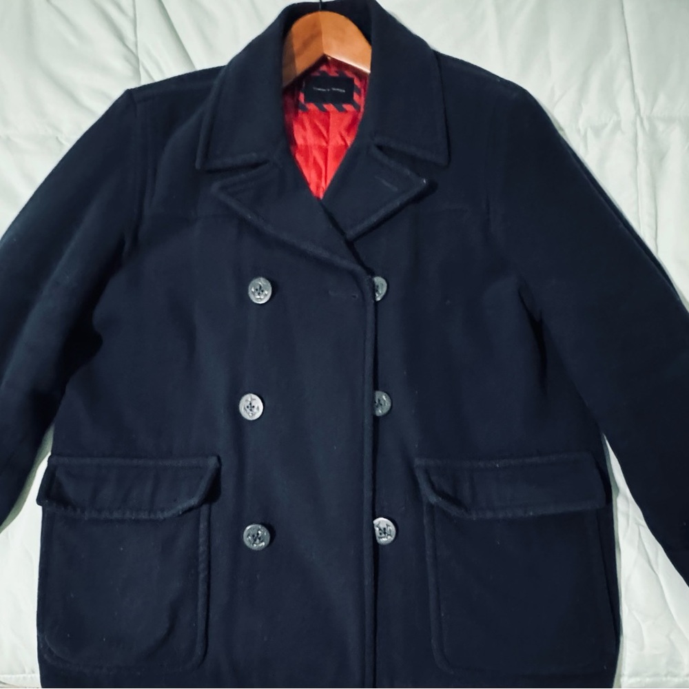 XL Tommy Hilfiger Navy Pea Coat